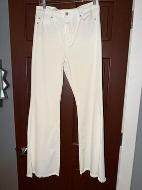 Liverpool White Wide Leg Jeans